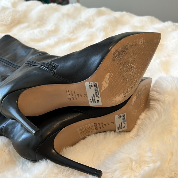 CLOSET CLOSING Revolve Schutz Mikki Up Boot in Black Sz 10 - Picture 4 of 5